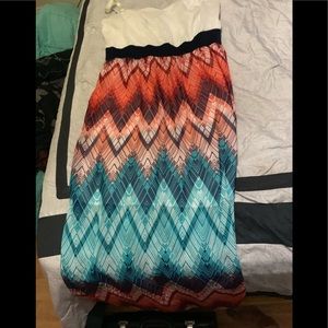 Sweetheart neckline maxi dress